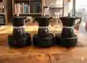 Cafetera Italiana Moka Con Base Calentadora Negra
