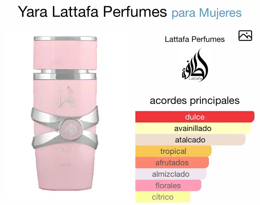 Perfume Lattafa Yara Para Mujeres