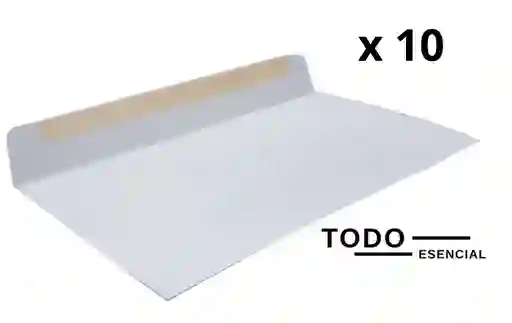 Sobre Oficio Blanco - 10 Unidades
