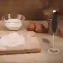 Espumador De Leche De Mano Con Soporte Batidor Portátil