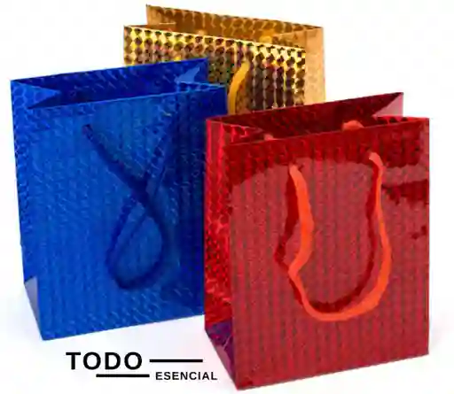 Bolsa De Regalo Tornasol Mediana