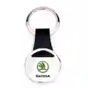 Llavero Skoda Carro Metálico, De Lujo