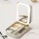 Joyero Cosmetiquera Organizador Luz Led Espejo Recargable