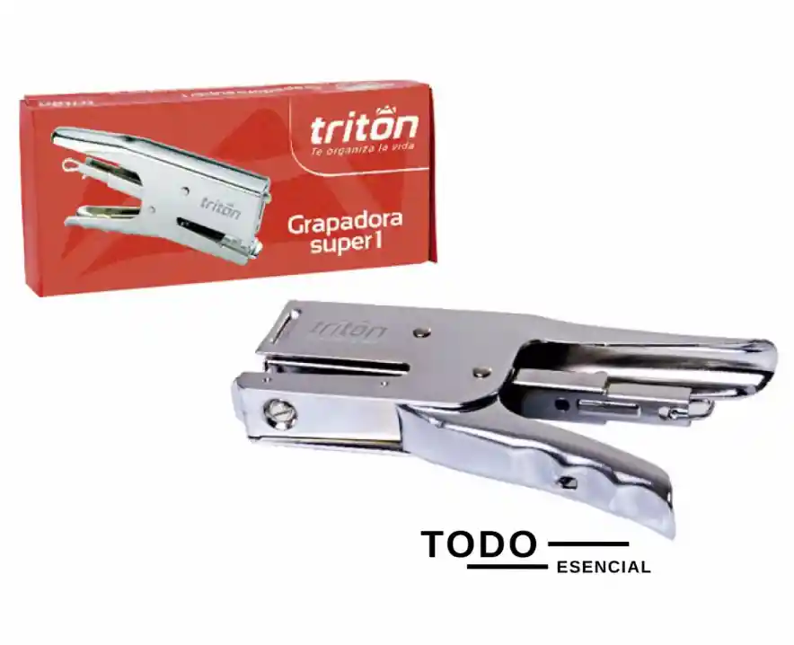 Grapadora Grande Metálica Triton