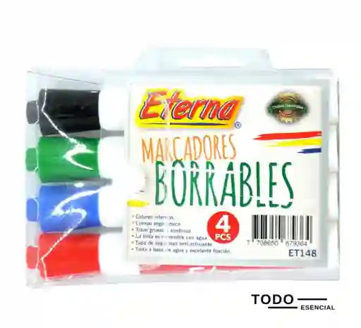 Marcadores Borrables Eterna X4