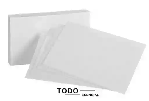Fichas Bibliográficas Blanca X50