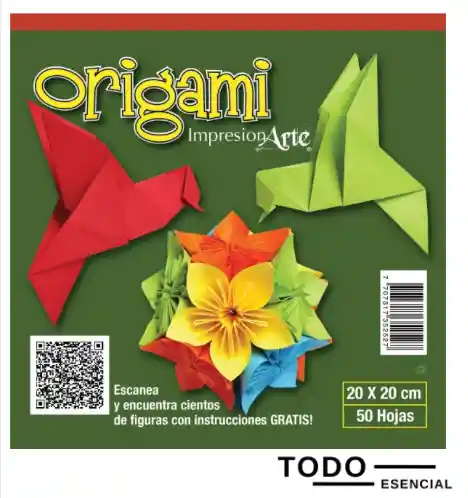 Block Origami Estampado 15 X 15 Cm