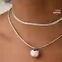 Collar Ophidia / Plateado