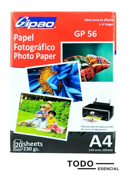 Papel Fotográfico 230gr X 20 Hojas