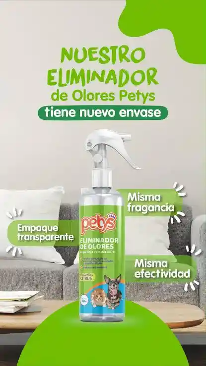 Petys Eliminador De Olores Mascotas
