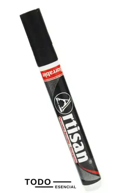 Marcador Borrable Recargable Negro