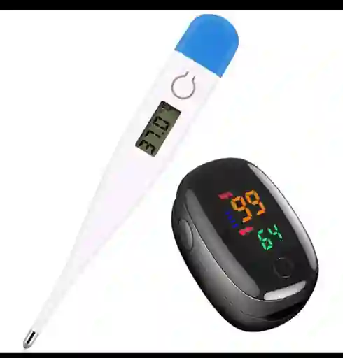 Oxímetro + Termómetro Digital