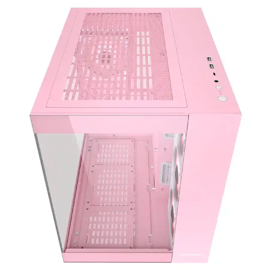 Caja Gamer Atx Cougar Fv150 Pink+ 4 Fans Argb