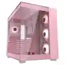 Caja Gamer Atx Cougar Fv150 Pink+ 4 Fans Argb