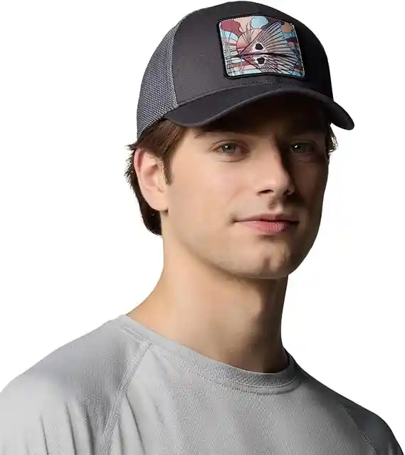 Columbia Gorra Pfg Tie, Camuflaje De Pato Negro