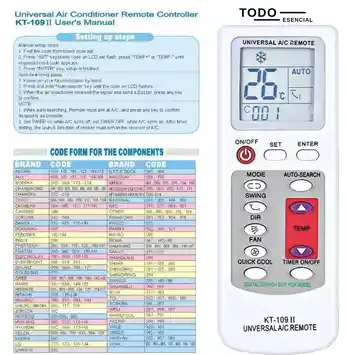 Control Universal Aire Acondicionado