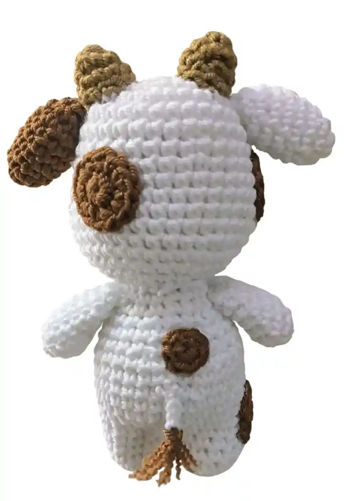 Peluche Vaca Amigurumi Vaca Tejida A Mano