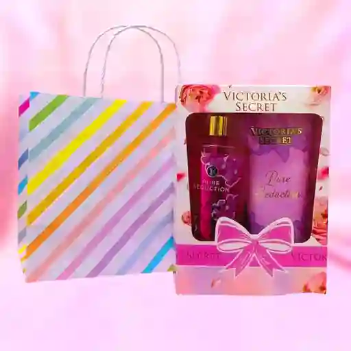 Amor Y Amistad Kit De Regalo Para Mujer – Splash 250 Ml Y Crema Perfumada 200 Ml Victoria´s Secret