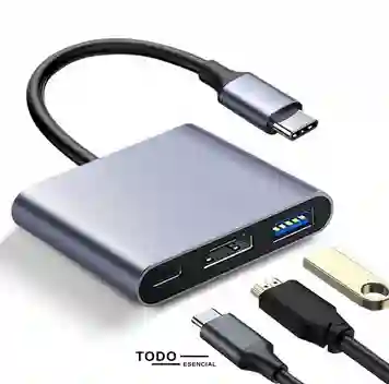 Adaptador Tipo C A Hdmi / Usb / Tipo C