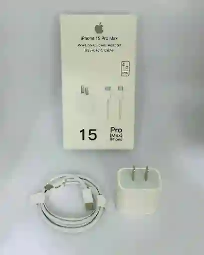 Cargador Para Iphone 15 Pro Max Con Cable Usb-c A C De 35 W