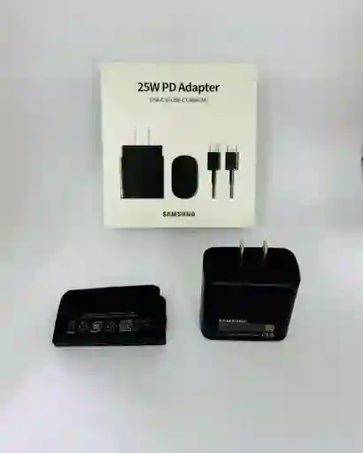 Cargador Samsung 35w Doble Puerto Usb-c, Cable Usb-a Usb-c A C