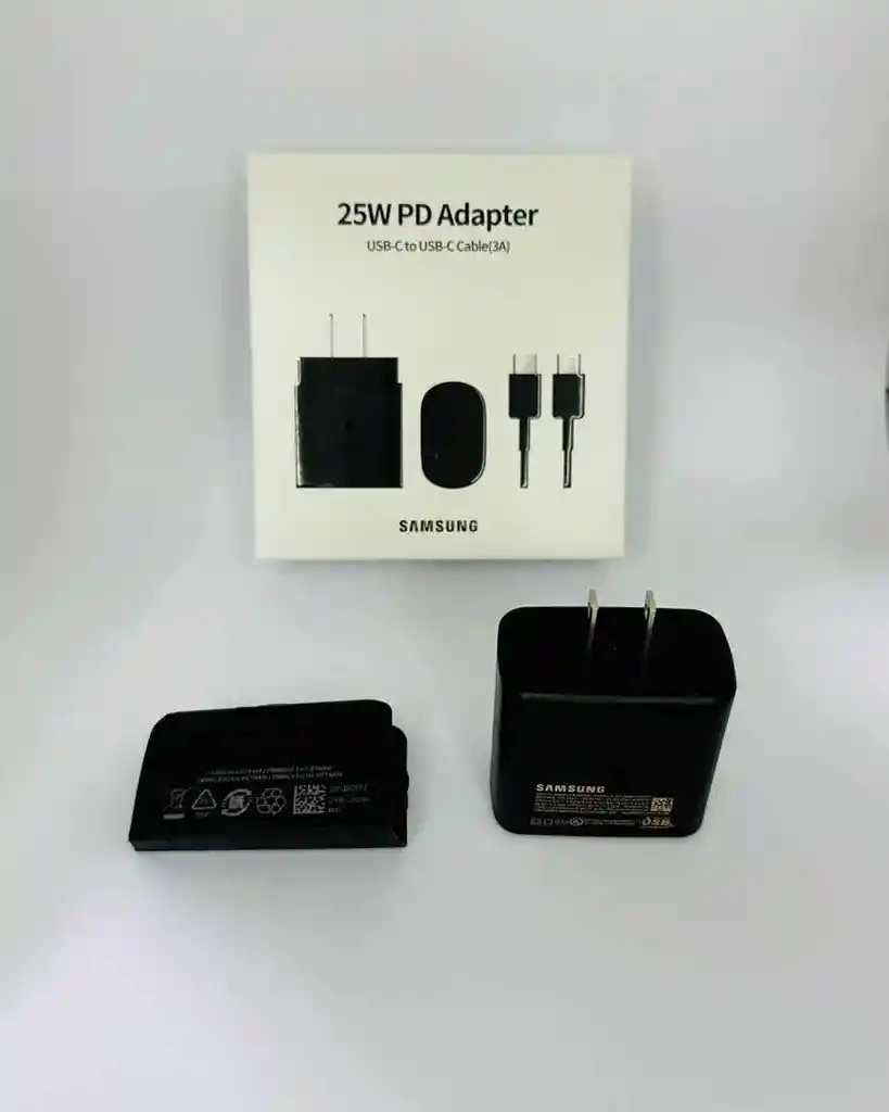 Cargador Samsung 35w Doble Puerto Usb-c, Cable Usb-a Usb-c A C