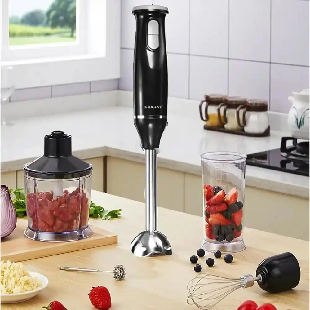 Batidora Sokany 5 En 1 - Batidora De Mano 800w