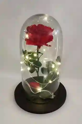 Flor Roja Artificial Rosas Eternas Rosa Encantada