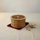 Caja Cilindrica De Madera Grande Roja