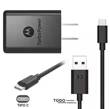 Cargador Motorola Cable + Cubo 67w Turbo Power Genérico