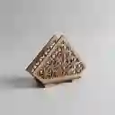 Servilletero Pequeño De Madera (estrella)