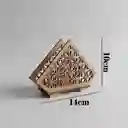 Servilletero Pequeño De Madera (estrella)