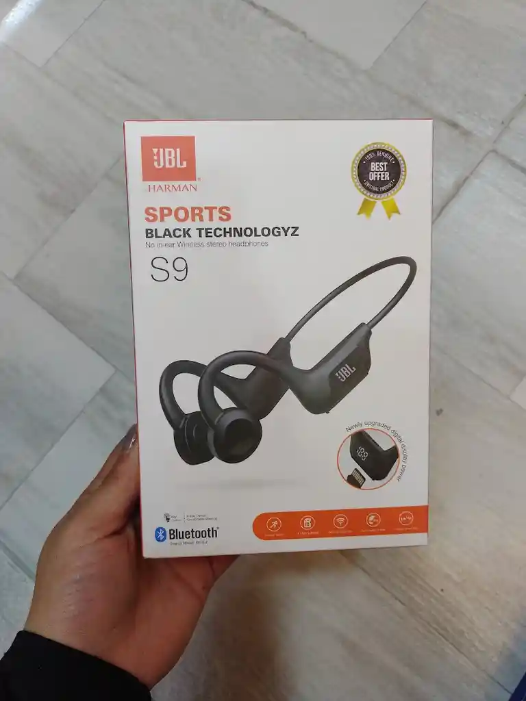 Audífonos Inalámbricos Conducción Osea Jbl Deportivos S9