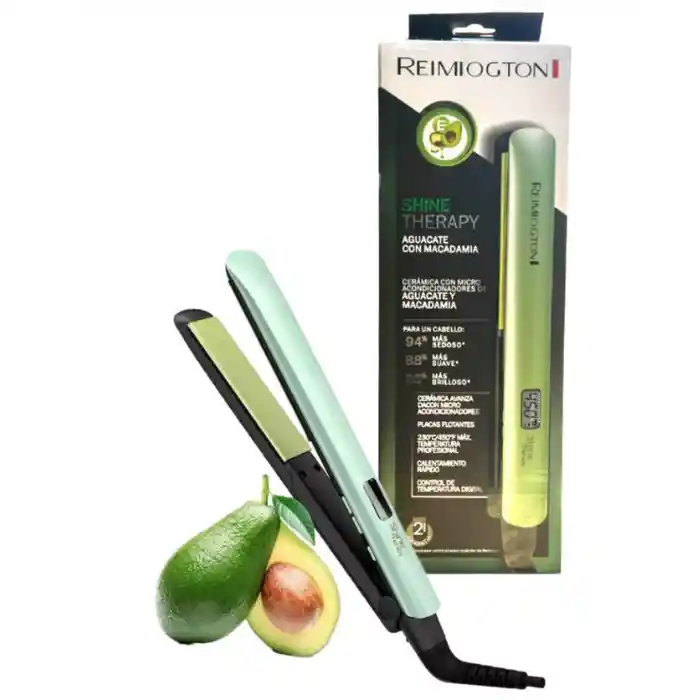 Plancha Para El Cabello Aguacate Pantalla Vitamina E
