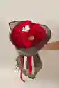 Rosas Rojas En Bouquet X 24 Y 1 Orquídea Amor Y Amistad