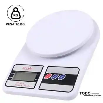 Gramera De Cocina Digital Sq Cozinha Sf-400 Pesa Hasta 10kg Blanca