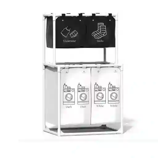 Cesta Organizadora De Ropa X4