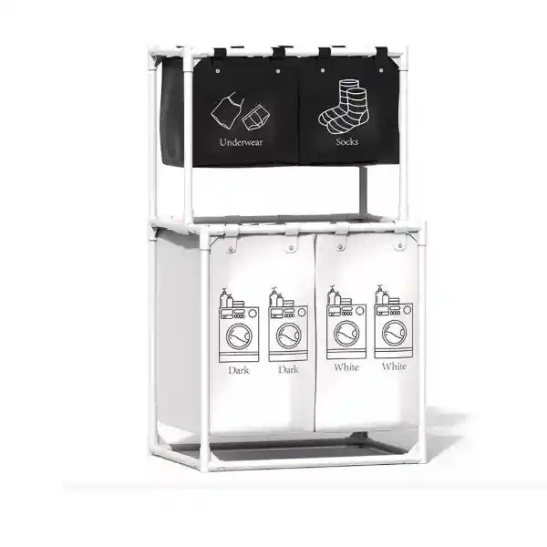 Cesta Organizadora De Ropa X4