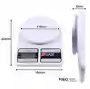 Gramera De Cocina Digital Sq Cozinha Sf-400 Pesa Hasta 10kg Blanca