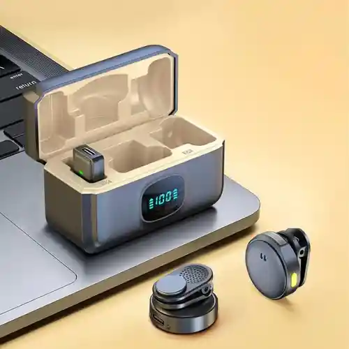 Micrófono Inalámbrico Solapa Para Celular Tipo C