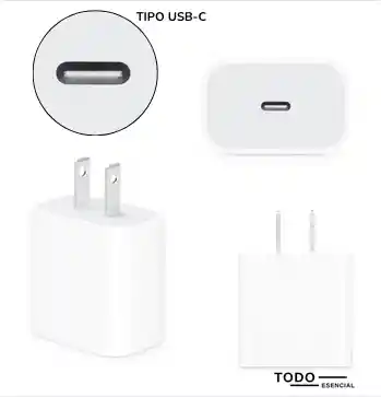Adaptador Apple Tipo C 20w Carga Rapida Generico