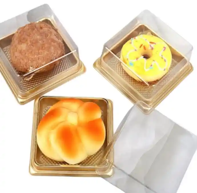 Cajas Para Tortas Con Tapa Plástica X 5 Unds, Minidomos Para Tortas