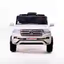 Carro Montable Toyota Land Cruiser 6v Control Remoto Blanco Niños