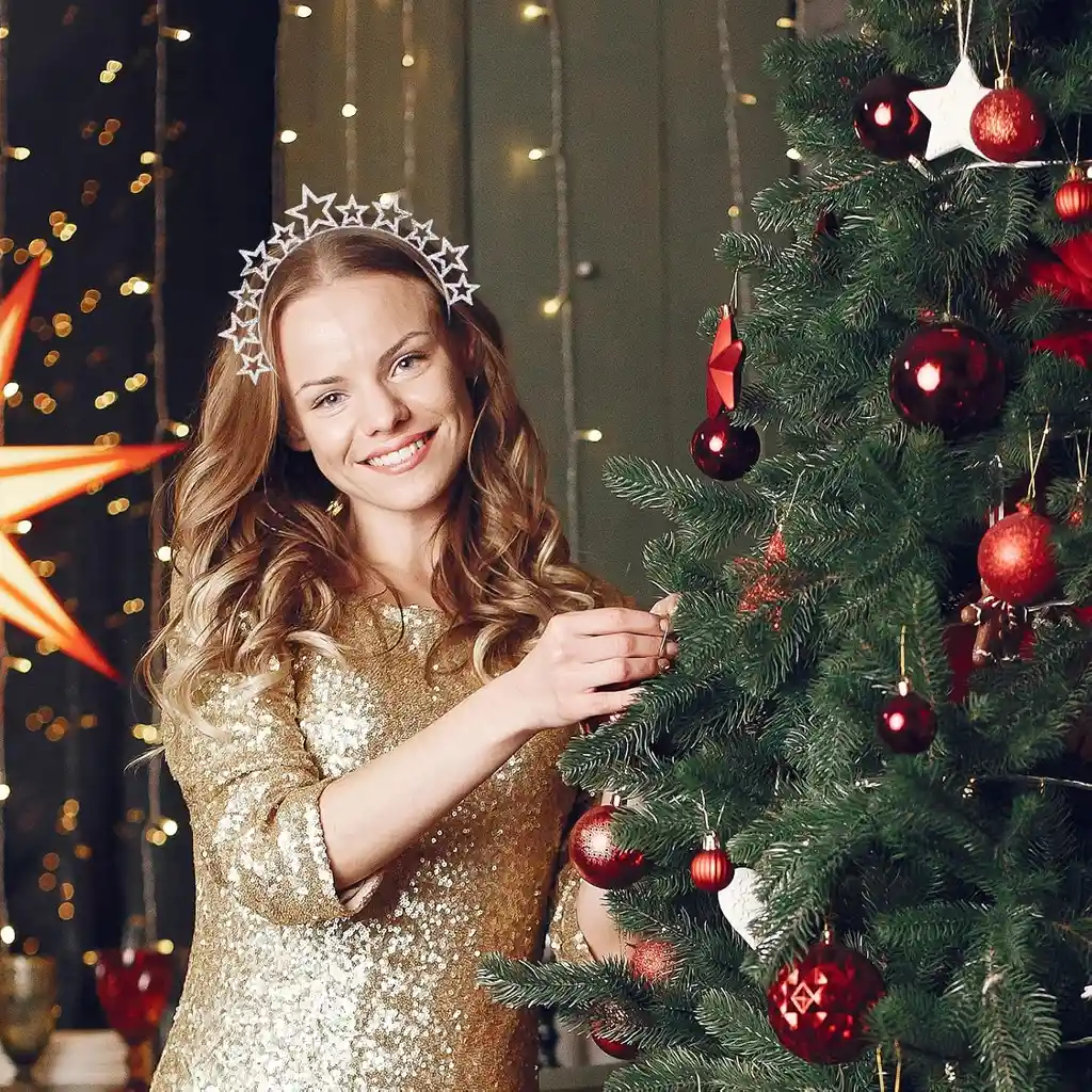 Diadema Metalica De Estrellas Diamantes Imitacion Fiestas