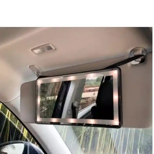 Espejo Con Luz Para Carro