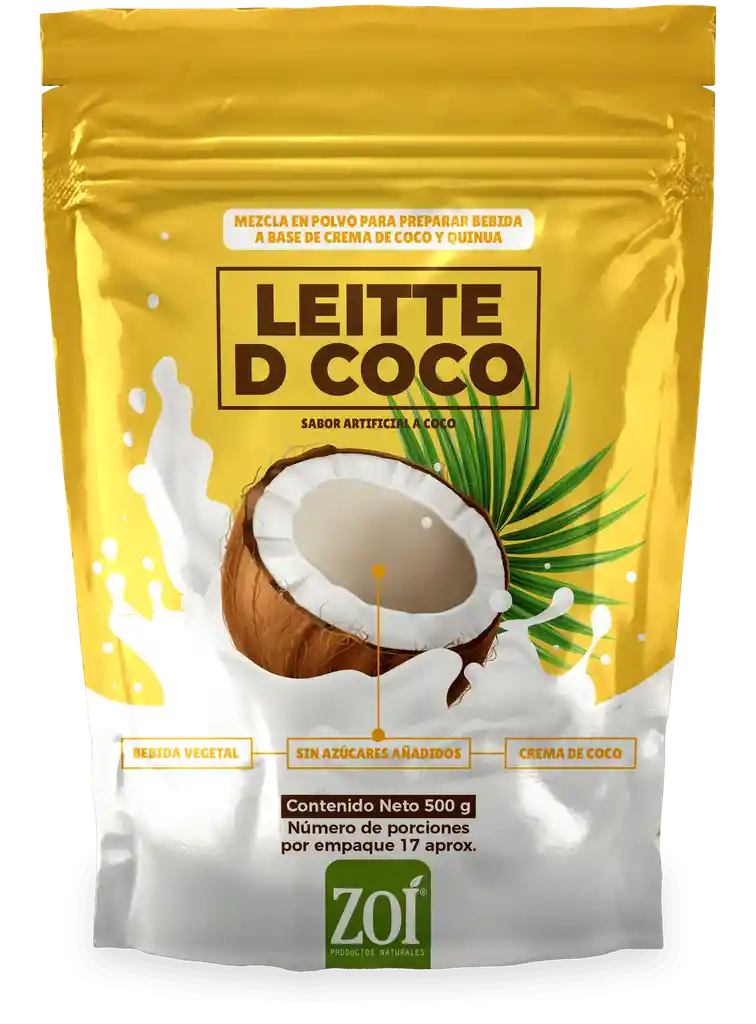 Leche De Coco Zoi X 500 Gr