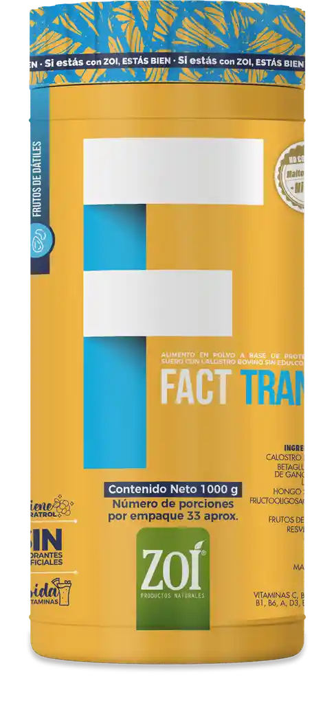 Factores De Transf + Echinacea + Hongo X 1000 Gr