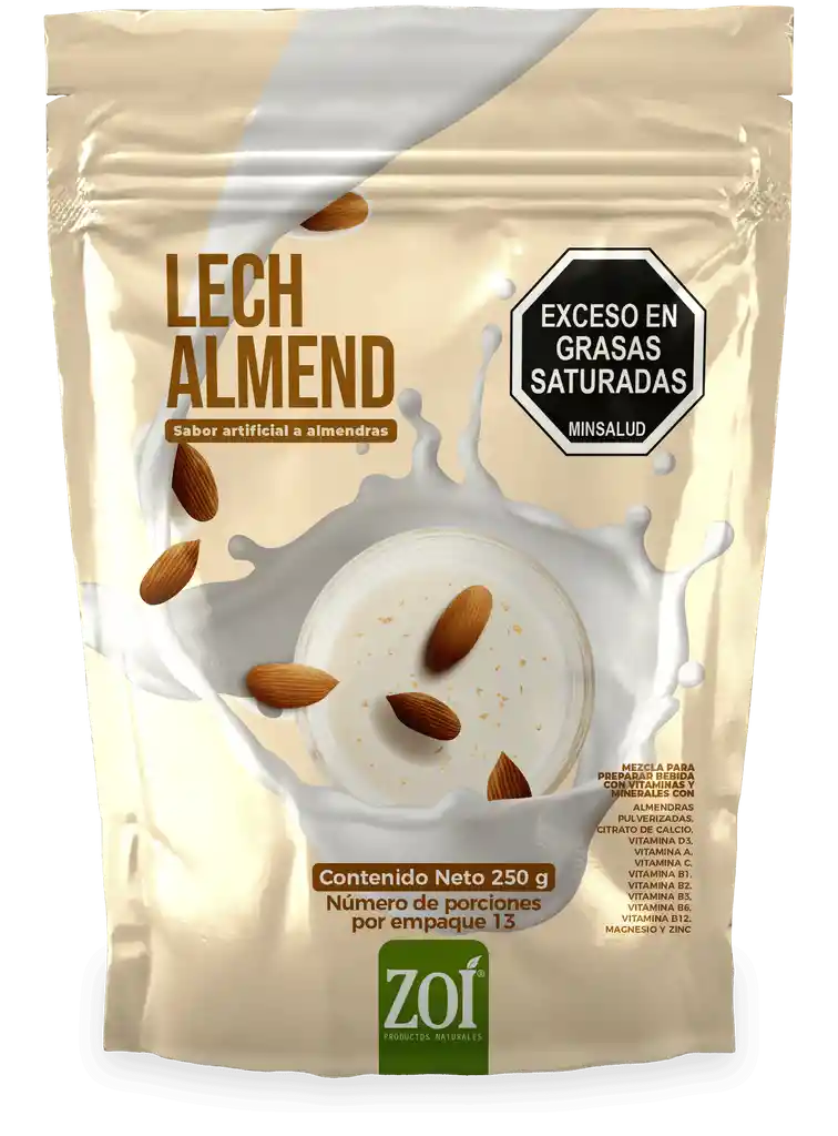 Leche Almendras Bolsa X 250 Gr