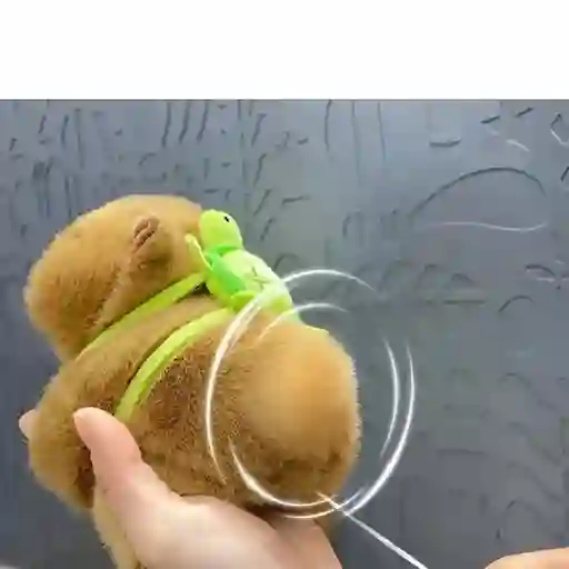 Manilla Peluche Kapibara 520b Movimiento De Cola