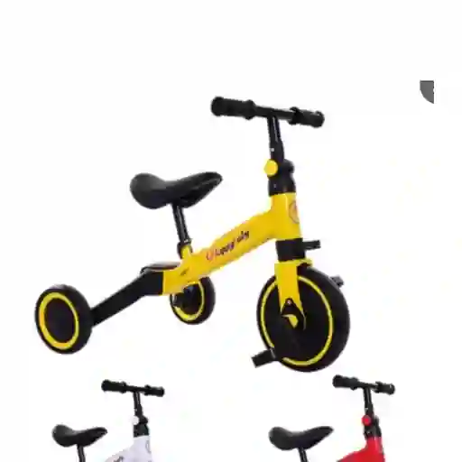 Bicicleta De Equilibrio Infantil 3 En 1 Con Pedales Triciclo